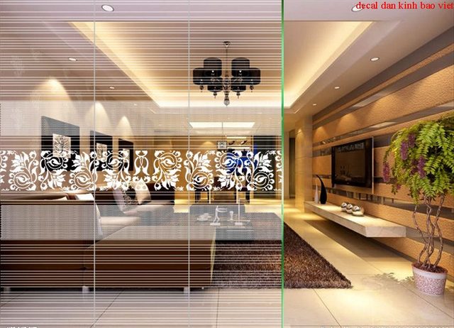 Decal dán kính nghệ thuật glasses014