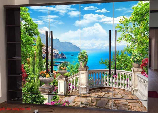 Wallpaper 3d living room s182