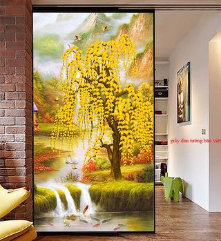 K125 beautiful glass decal stickers