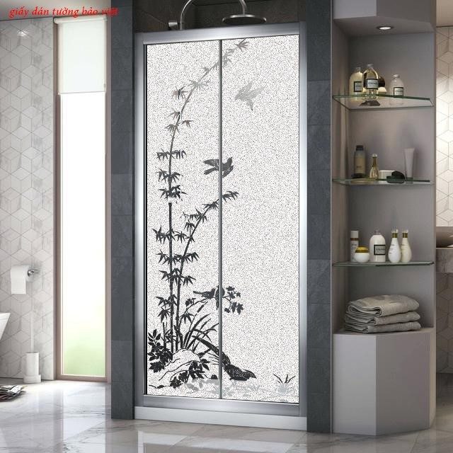 Decal dán kính mờ nghệ thuật art005