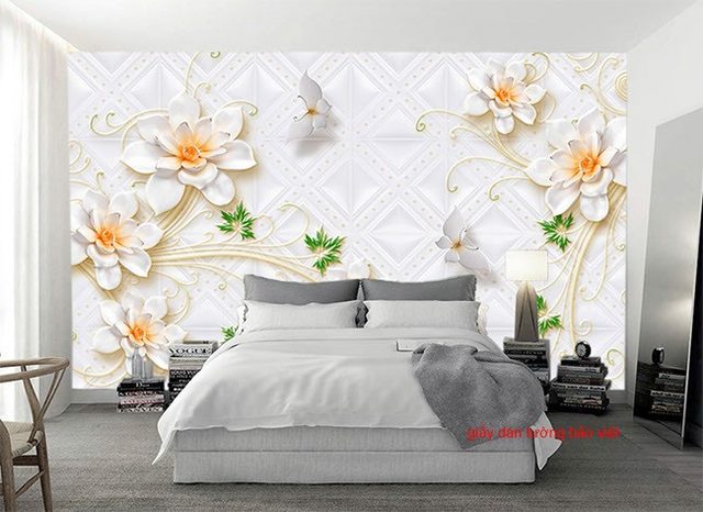 Beautiful bedroom wallpaper FL108