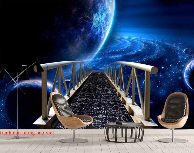 Giấy dán tường galaxy