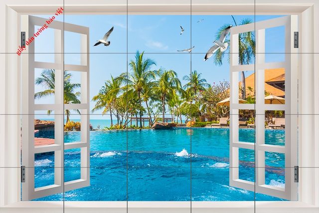 Giấy dán tường 3D Phong cảnh S054
