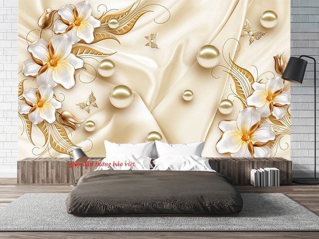 3d imitation pearl wallpaper fl124