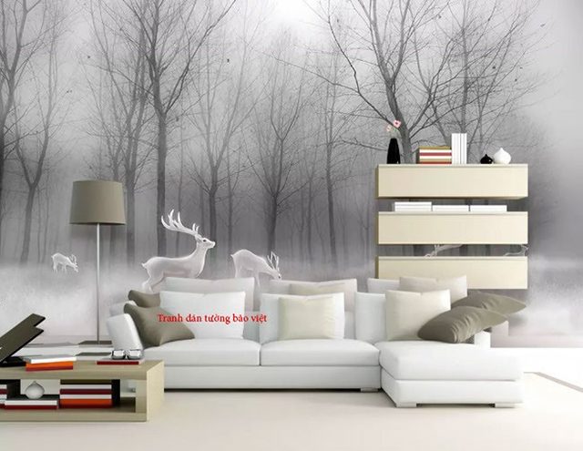 3D-black wall painting 3D-069