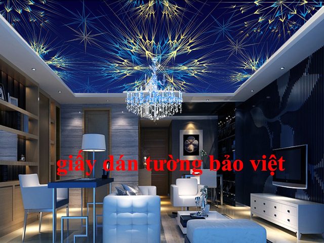 Các mẫu giấy dán tường 3d đẹp phù hợp để dán trần nhà (p1)