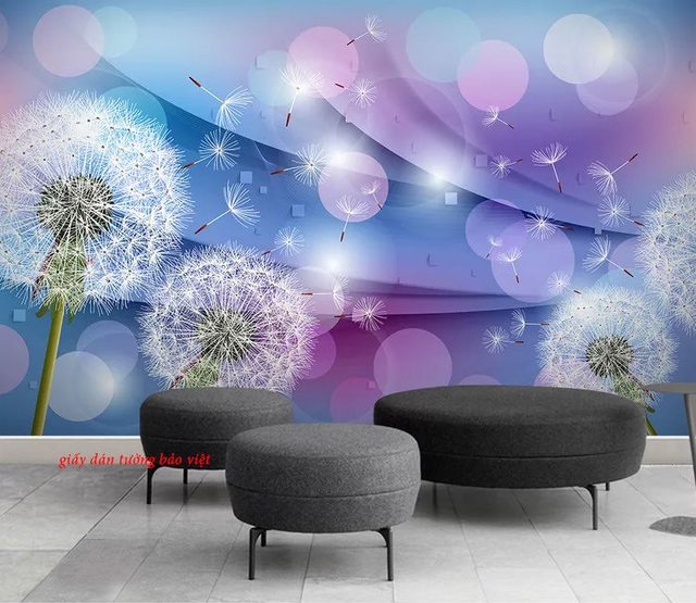 Giấy dán tường phòng ngủ với điểm nhấn độc đáo