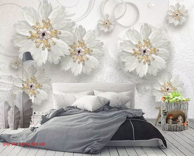 Wallpaper for the bedroom D030