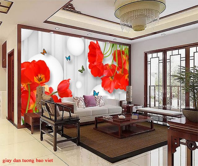Wallpaper living room h234