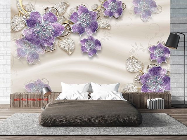 Bedroom wallpaper D037