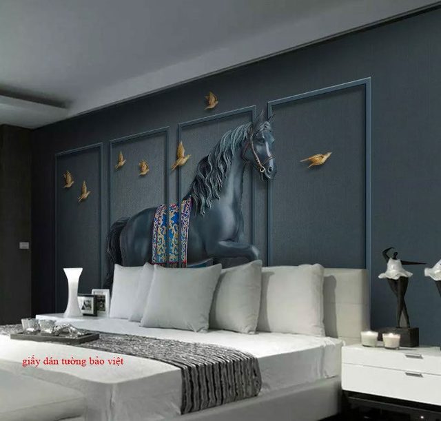 Giấy dán tường cho phòng khách D007