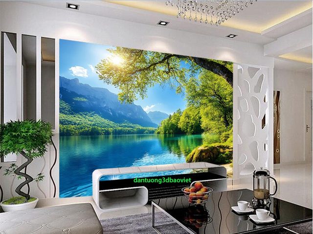 Tranh dán tường phong cảnh thiên nhiên siw223