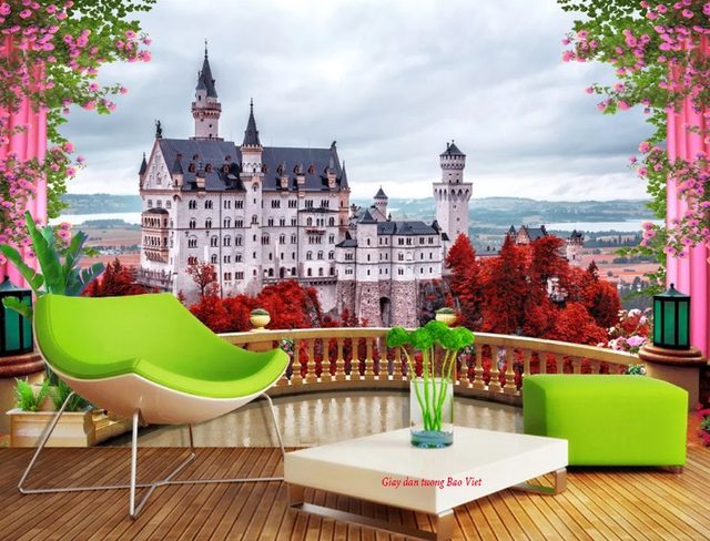 3d wallpaper for living room v231