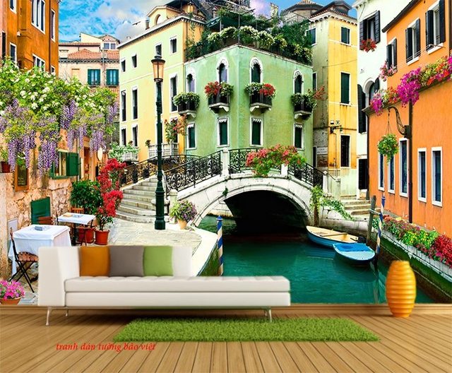 3D wall paintings for cafe Fm323