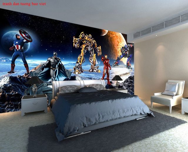 3D wallpaper for children's room
