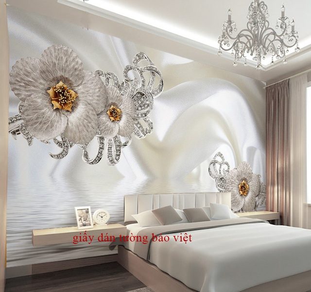 Đặt in giấy dán tường 3D Giả Ngọc