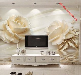 Mẫu tranh dán tường 3D đẹp cho phòng ngủ phòng khách trẻ em