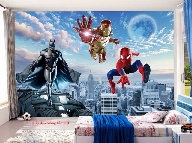 Wallpaper of children's rooms D015