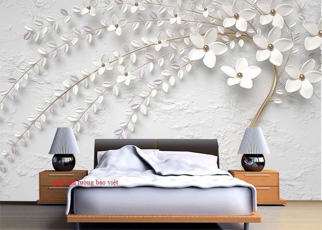 3D bedroom wallpaper H164