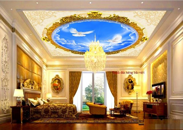 Tranh dán trần nhà C081